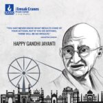 Amsak Cranes Celebrates Gandhi Jayanti: Building a Better Future Through Excellence and Innovation